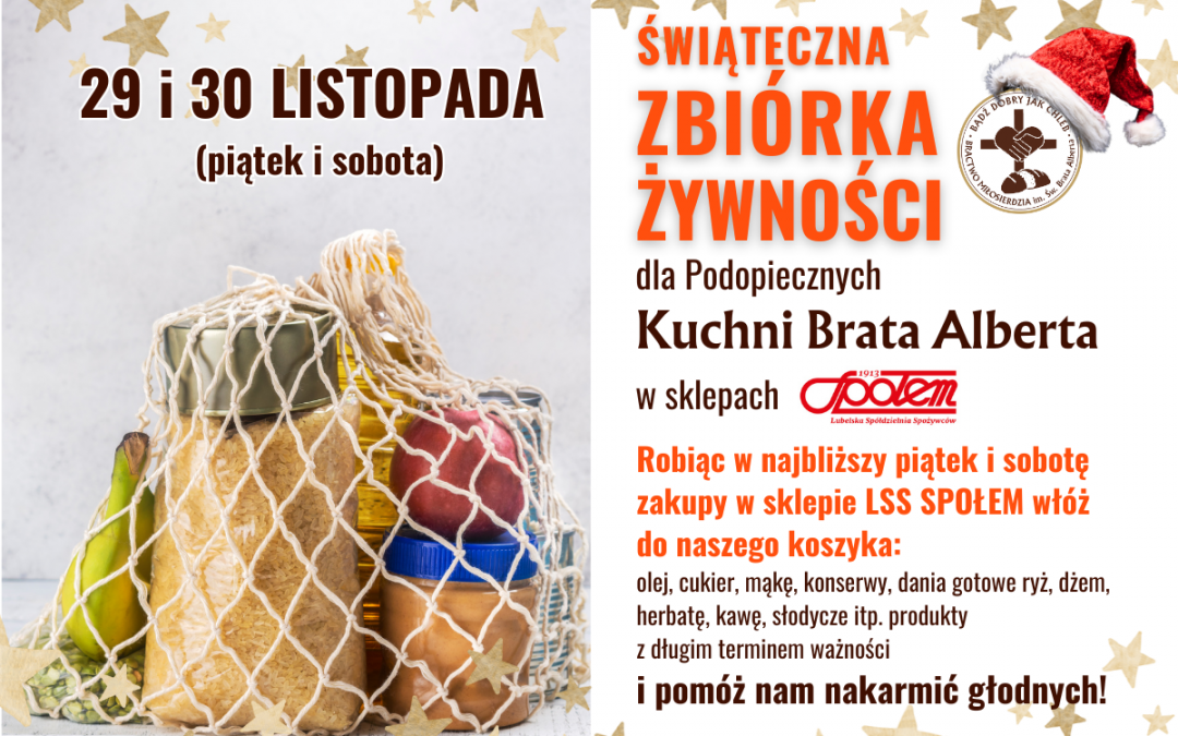 Świąteczna Zbiórka Żywności dla Potrzebujących